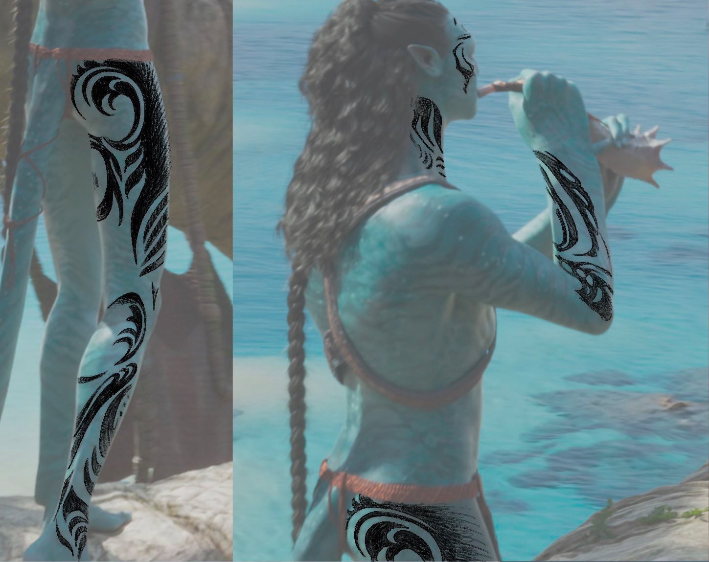 Avatar na'vi tattoo